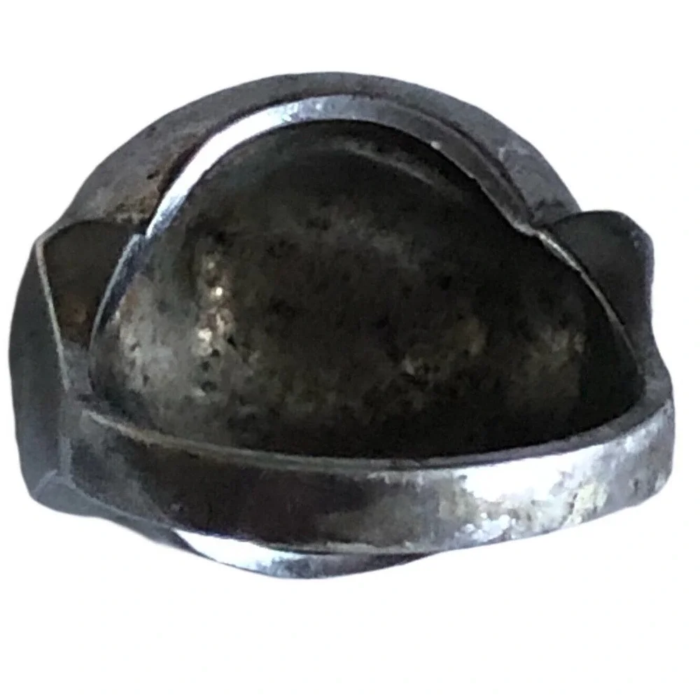 Vintage Marcasite Sterling Silver 925 Ring SZ 6.5 West Geemany Art Deco Oval